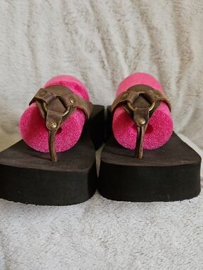 Reef Women’s Brown Platform Thong Sandals
